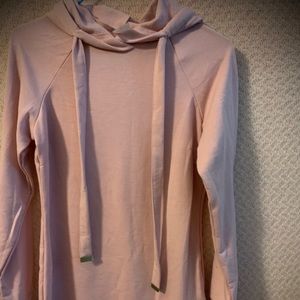 Dusty rose sweater dress